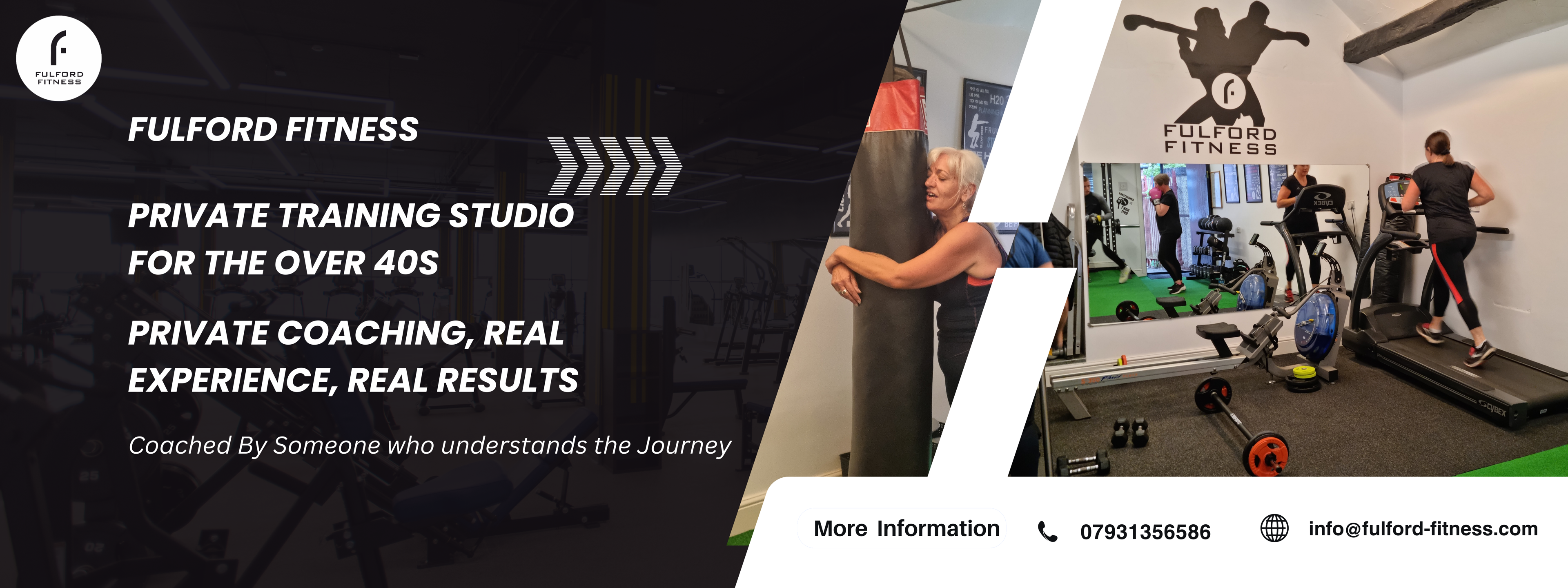 Tony Fulford coaching a client in his private training studio